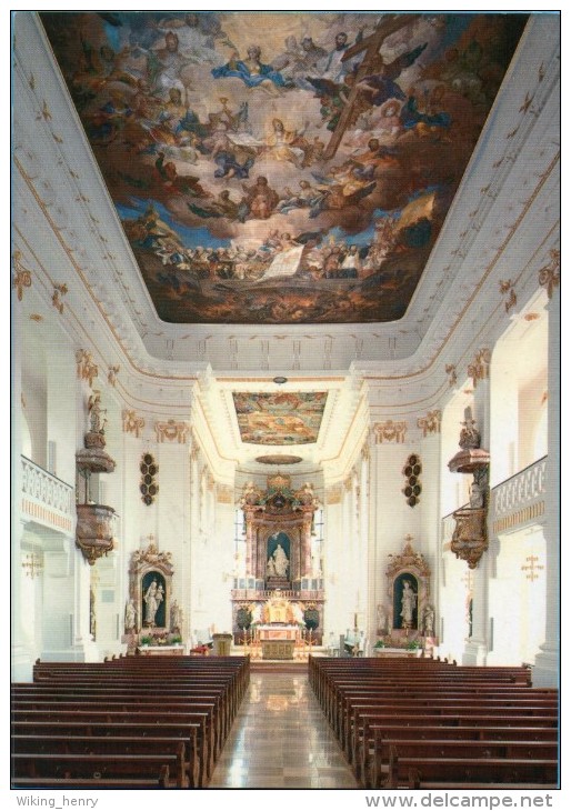 Bad Wurzach - Pfarrkirche Sankt Verena  Innenansicht - Bad Wurzach