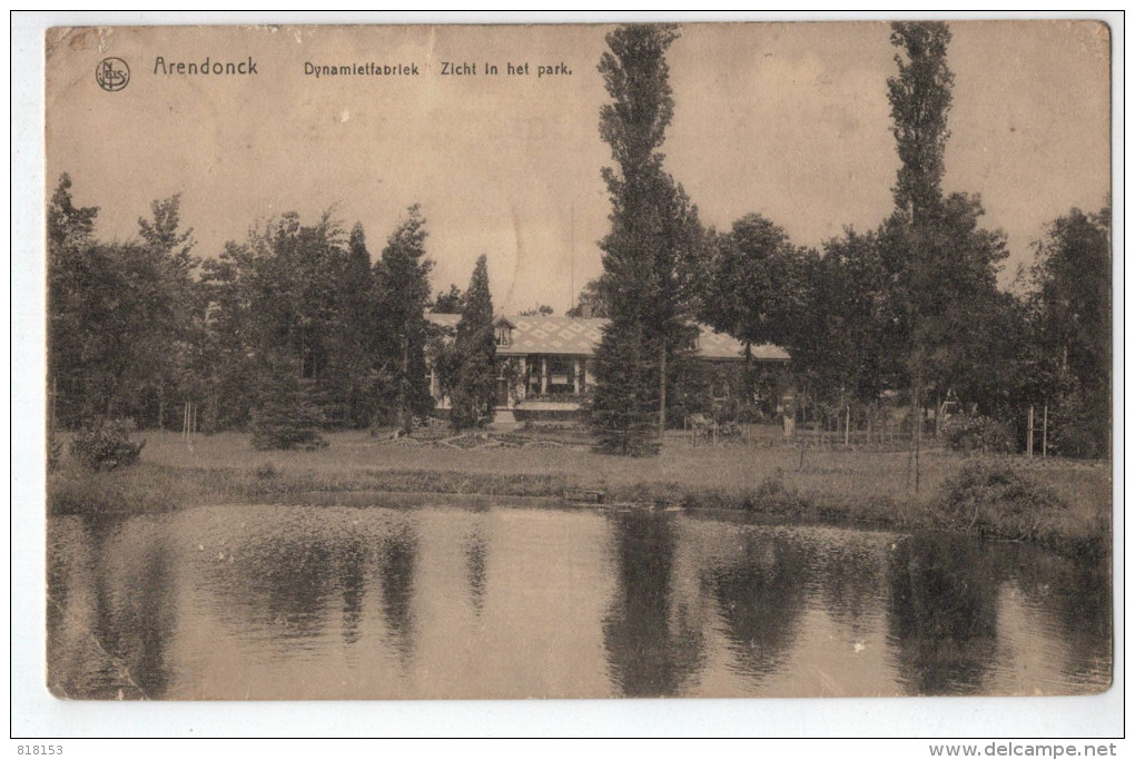 Arendonk . Dynamietfabriek Zicht In Het Park - Arendonk