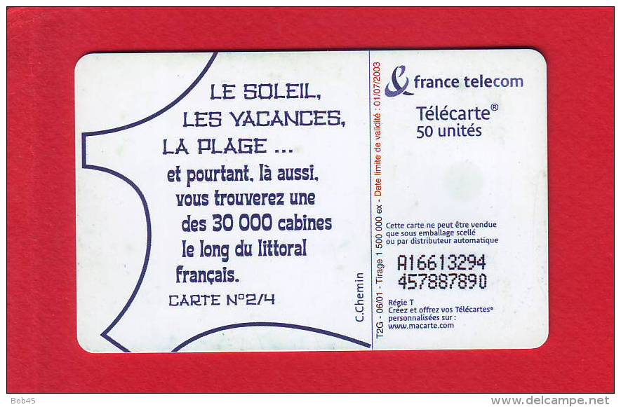 810 - Telecarte Publique Les Vacances 2 (F1150) - 2001