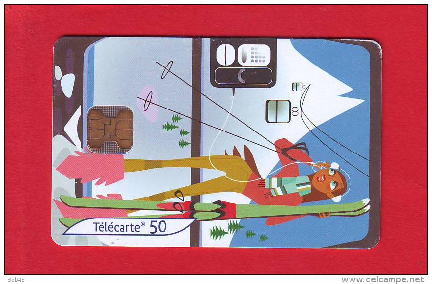 820 - Telecarte Publique Les Cabines 2 Telepherique (F1154) - 2001