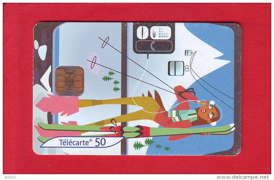 821 - Telecarte Publique Les Cabines 2 Telepherique (F1154) - 2001