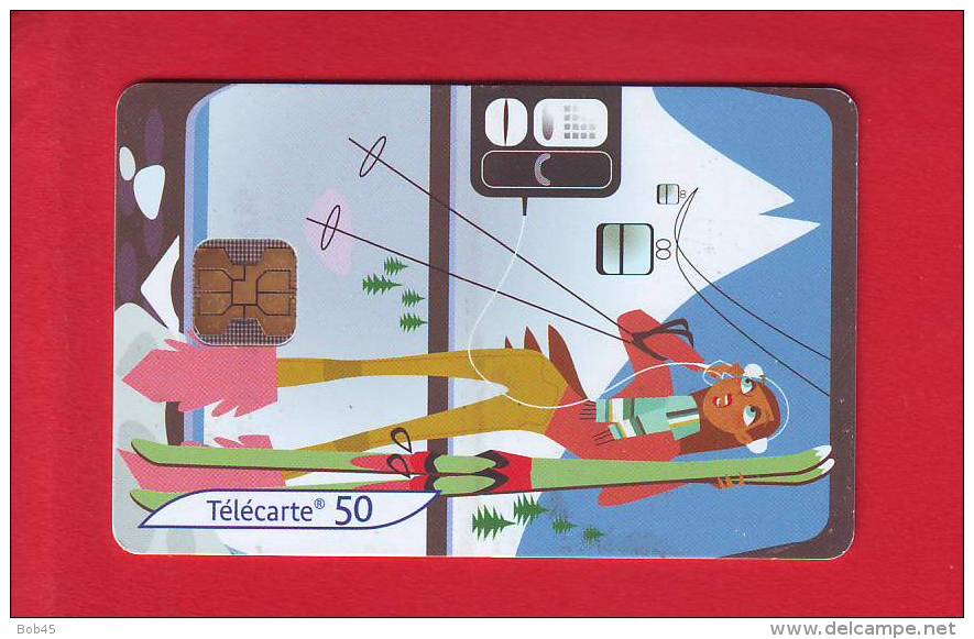 822 - Telecarte Publique Les Cabines 2 Telepherique (F1154) - 2001