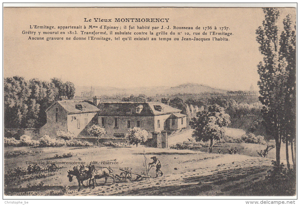 CPA Le Vieux Montmorency, L'Ermitage Apparait à Mme Epinay (pk22009) - Montmorency