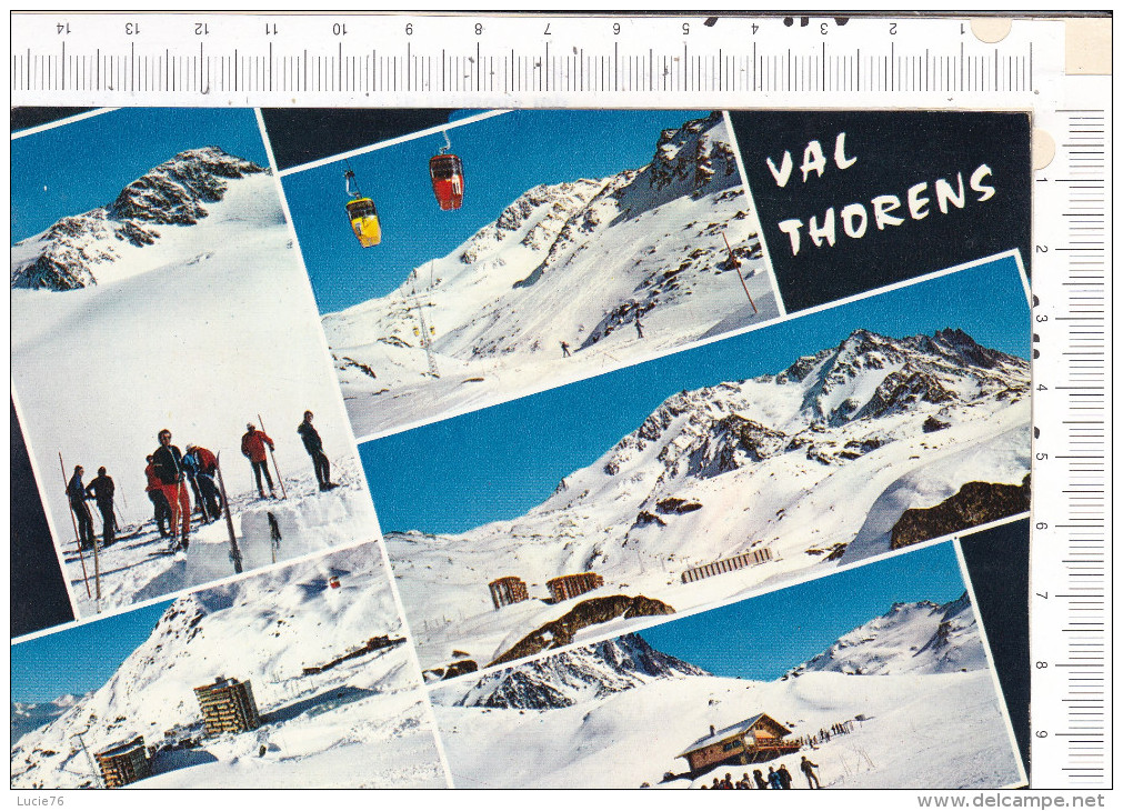 VAL  THORENS    -    Roc  De  Saints  Pères Et  Glacier  De  Polset  - Télébenne - Station -  Pointe  Thorens -  5  Uves - Val Thorens