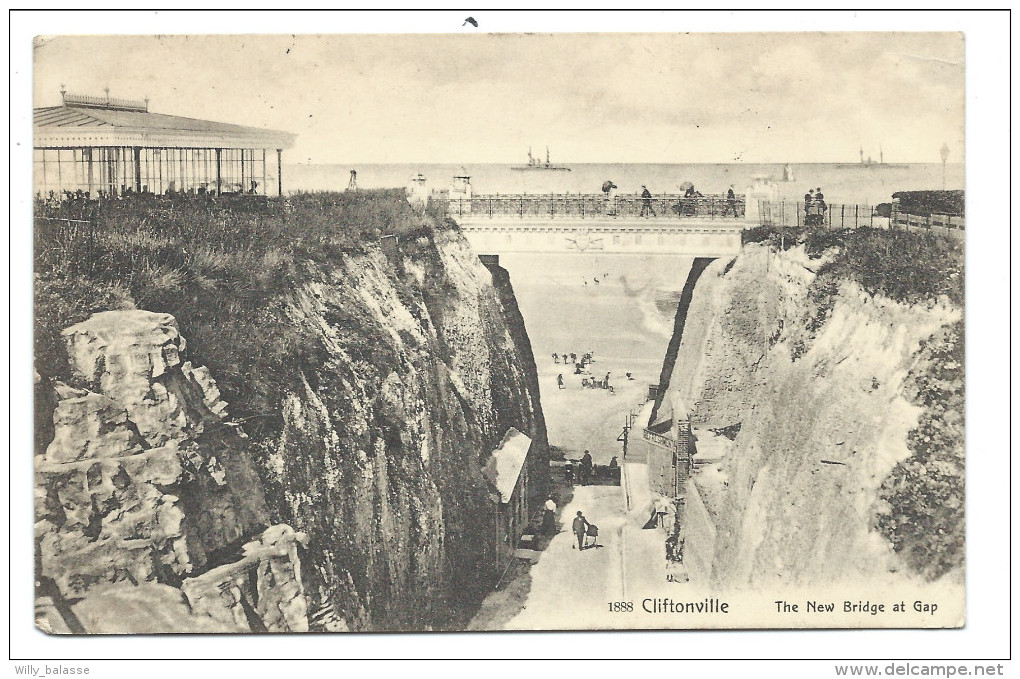 ///   CPA - Royaume Uni - Angleterre - Kent - CLIFTONVILLE - The New Bridge At Gap    // - Margate