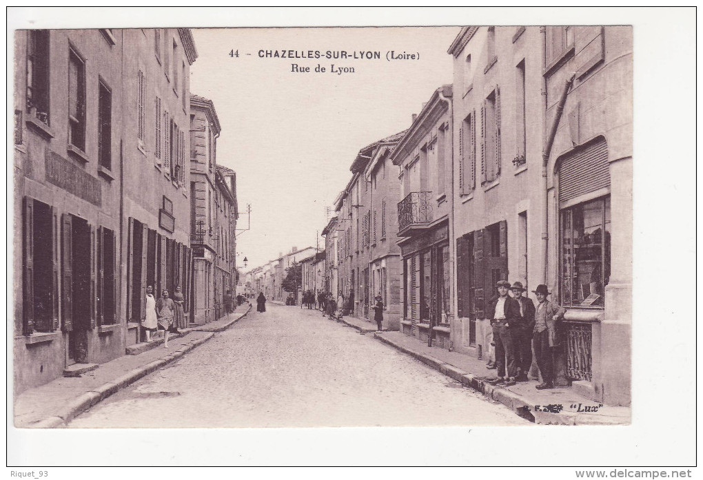 44 - CHAZELLES SUR LYON - Rue De Lyon - Sonstige & Ohne Zuordnung