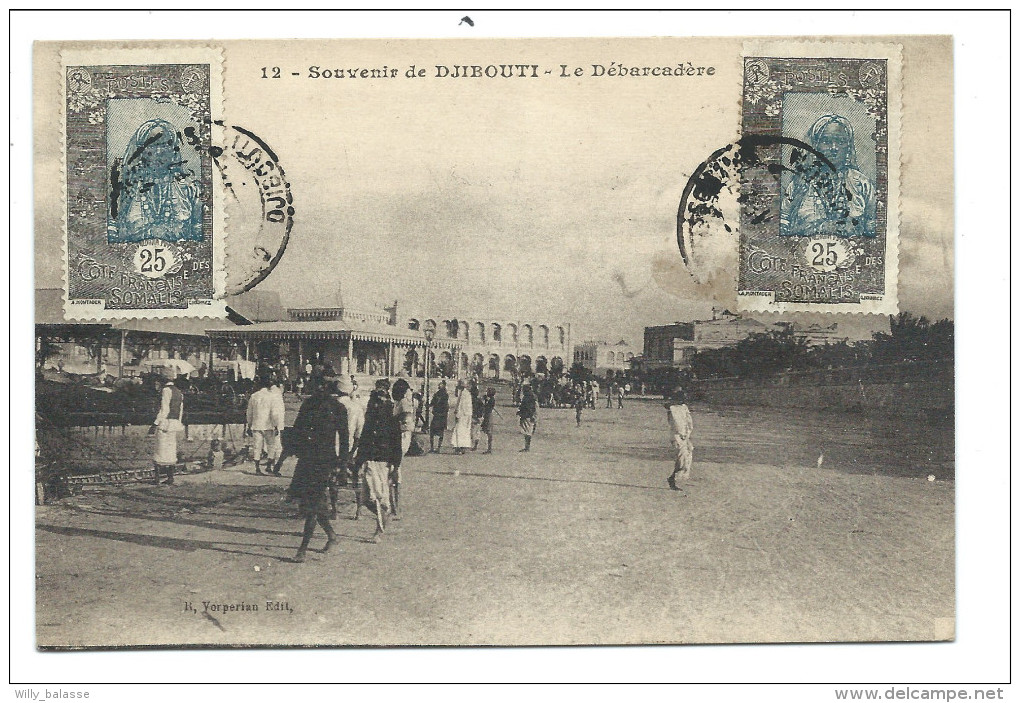 ///   CPA - Afrique - Souvenir De DJIBOUTI - Le Débarcadère  // - Djibouti