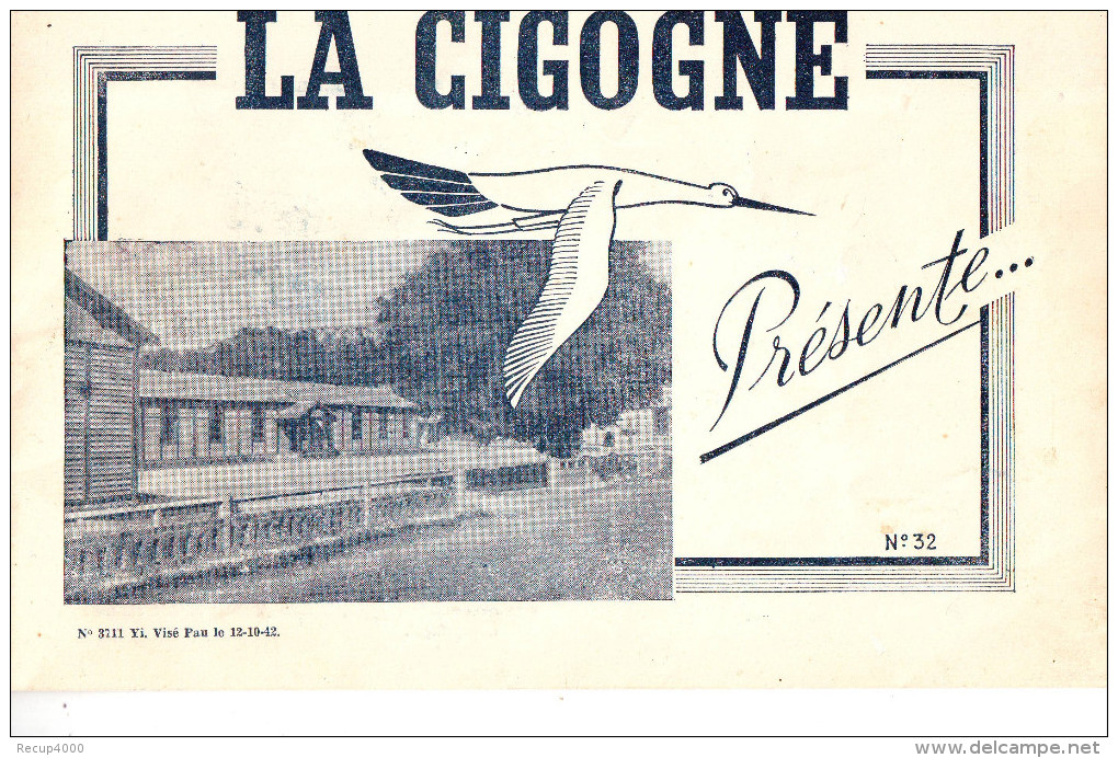 MILITARIA  Chantier De Jeunesse N 31 ARUDY  Plaquette " La Cigogne "  18 Pages  4 Scans - 1939-45