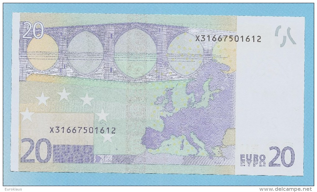 GERMANY 20 EURO P016A1 X31 UNC - 20 Euro