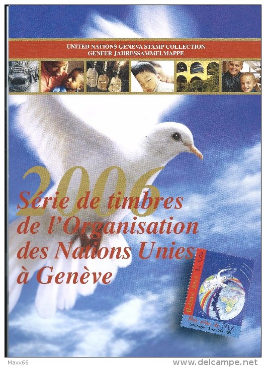ONU GINEVRA - 2006 - Libro Dei Francobolli Completo Con Valori NUOVI - COMPLETO DI TASCHINE - Nuevos