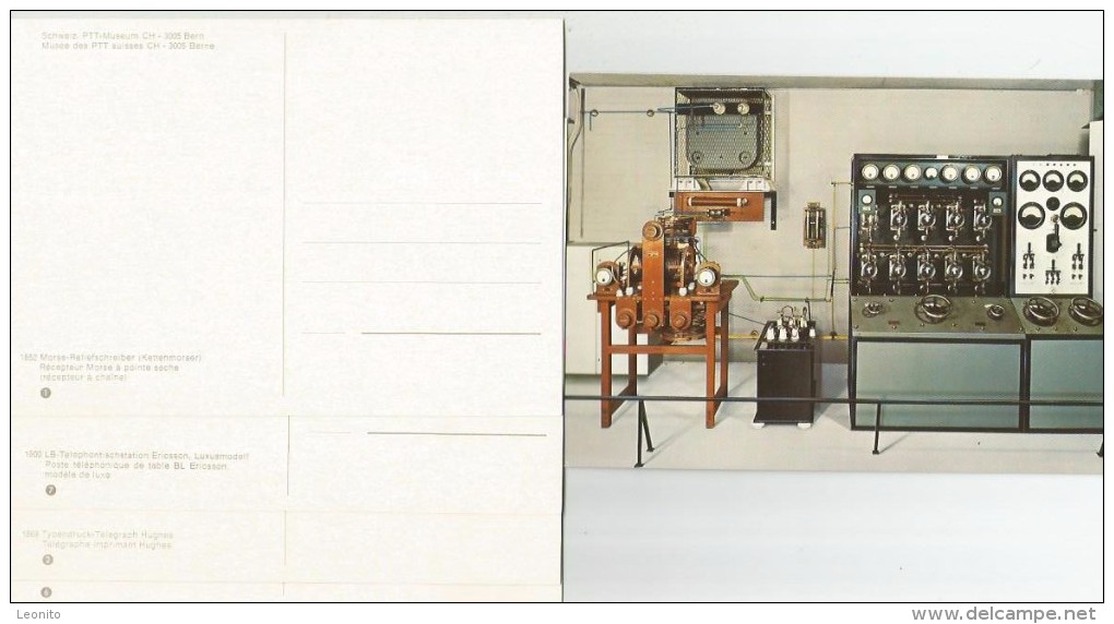 PTT SCHWEIZ Alte Fernmeldeapparate Suisse Anciens Appareils De Télécomunication Set Komplett 12 Karten - Poste & Facteurs