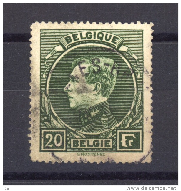 00336  -  Belgique  :  Yv  290  (o)  Tirage De Paris - 1929-1941 Groot Montenez