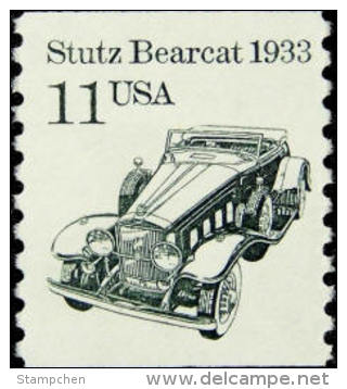 1985 USA Transportation Coil Stamp Stutz Bearcat Sc#2131 History Car Post - Roulettes