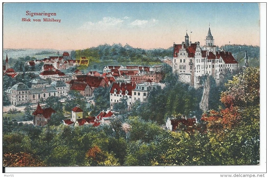 SIGMARINGEN : Blick Von Mühlberg- Vue De Mühlberg   - CPA - Sigmaringen