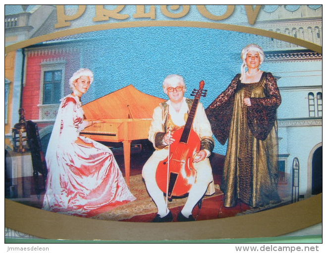 Slokakia 1993 Postcard "Music Presov Piano Cello" To Austria - Church Banska Bystrica - Cartas & Documentos