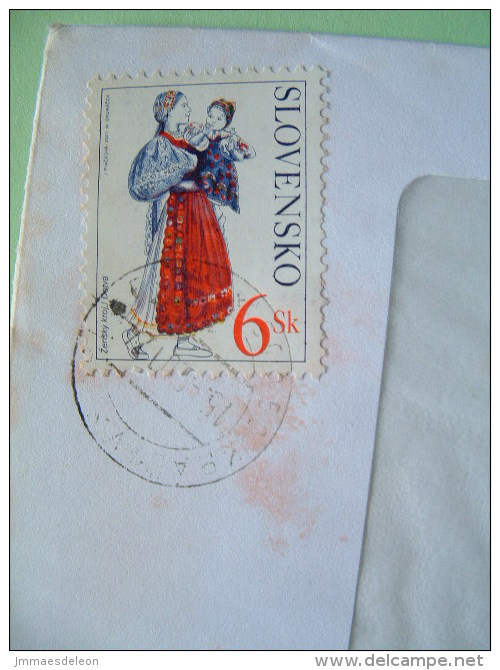 Slokakia 2001 Cover - Woman Traditional Costume - Lettres & Documents