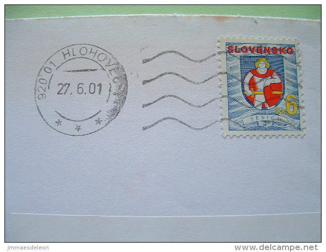 Slokakia 2001 Cover To Bratislava - Arms Warrior Shield - Lettres & Documents