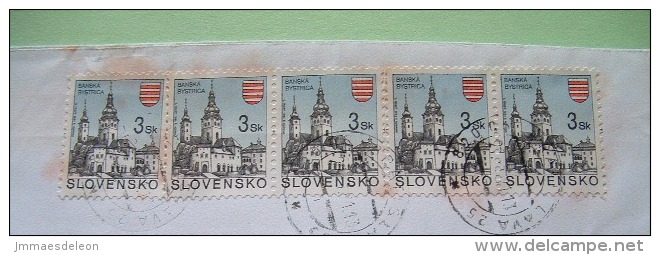 Slokakia 2001 Registered Cover From Bratislava - Church - Storia Postale