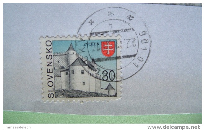 Slokakia 2003 Registered Cover From Malacky - Castle - Covers & Documents