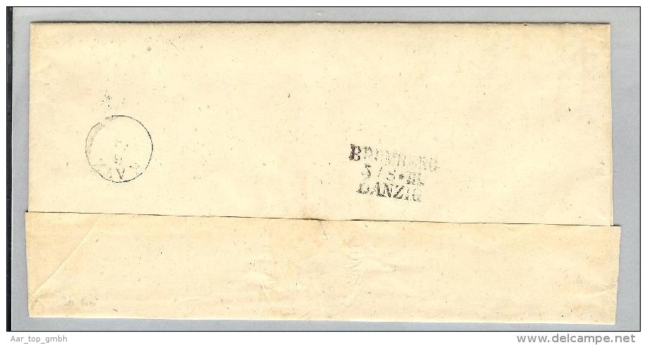 Heimat Polen Pelplin 1853-08-05 Brief Nach Quaschin - ...-1860 Prephilately