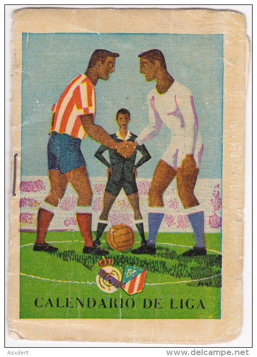 CALENDARIO De LIGA - ESPANA - FUTBOL - Primera Division, 2e; Division - SOCCER - 1962/1963 - Petit Format : 1961-70