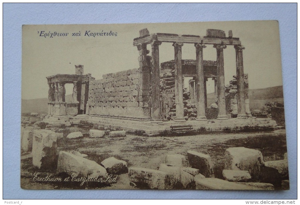 Greece ATHENES Erectheion Et Caryatides  Sud 1914  A 28 - Greece