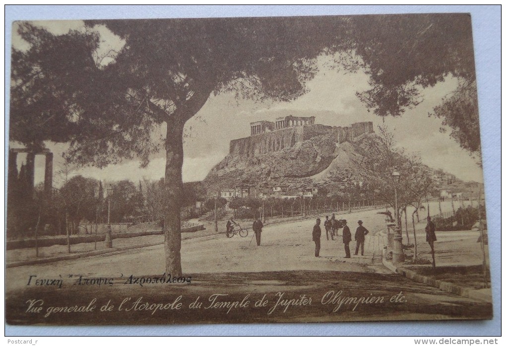Greece ATHENES  Vue Generale De L Acropole De Temple Du Jupiter 1914  A 28 - Greece