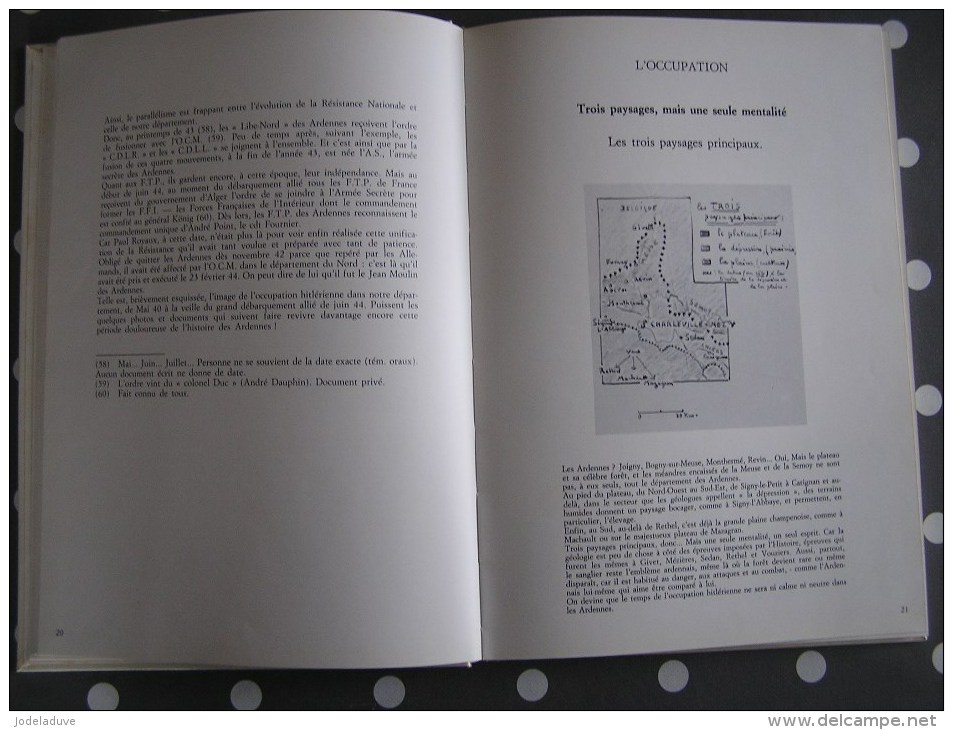 1940 1944 LES ARDENNES EN IMAGES Vadon Régionalisme Guerre 40 45 Charleville Rethel Sedan Meuse Sabotage Résistance FFI - War 1939-45