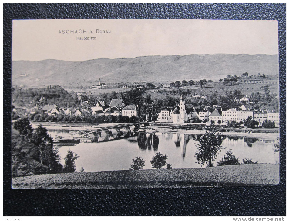 AK ASCHACH A.d.Donau B. Eferding 1915  ///// D*17004 - Eferding