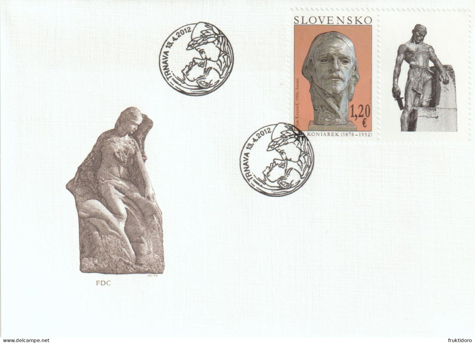 Slovakia FDCs 2012 - Easter - Europa - Personalities