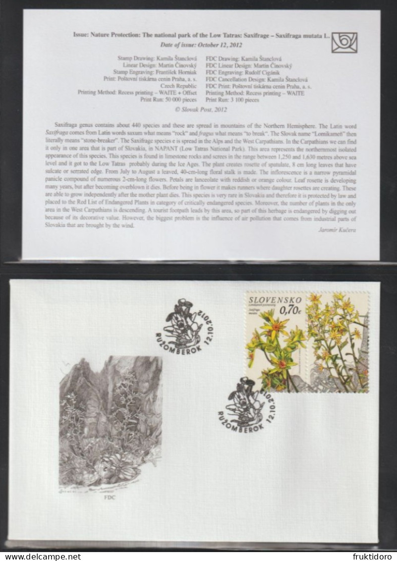 Slovakia FDCs 2012 - Easter - Europa - Personalities