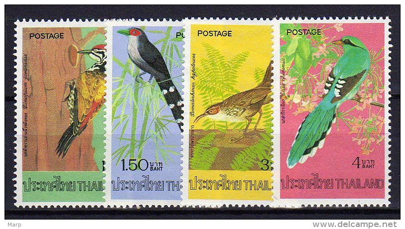 Thailand 1976  Michel 805/08 Mnh.Birds - Thaïlande