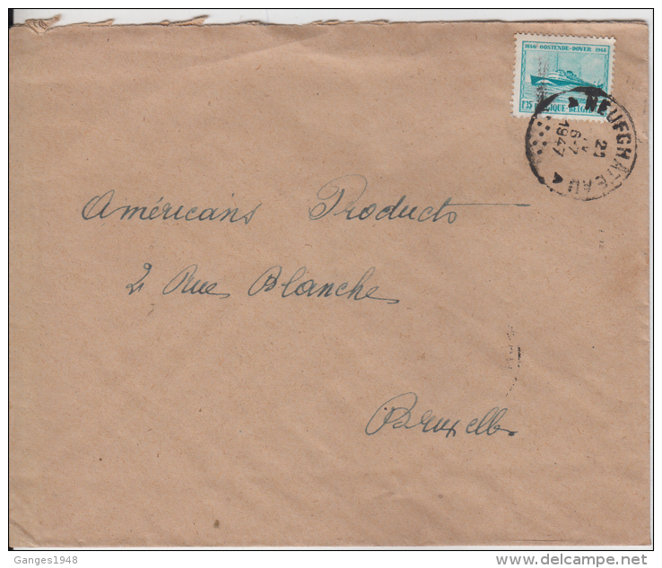 Belgium  1947  Mailed  Cover  #  85187 - Autres & Non Classés