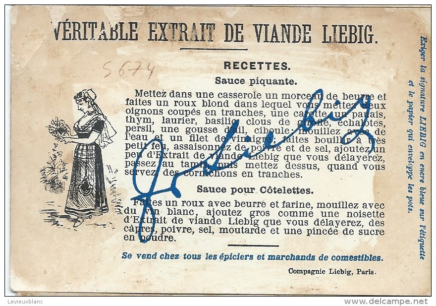 Images/Chromo/Scénes Hollandaises/danse D'enfants/Cie Liebig/Sanguinetti N°674/ Vers 1895   LBG18 - Liebig