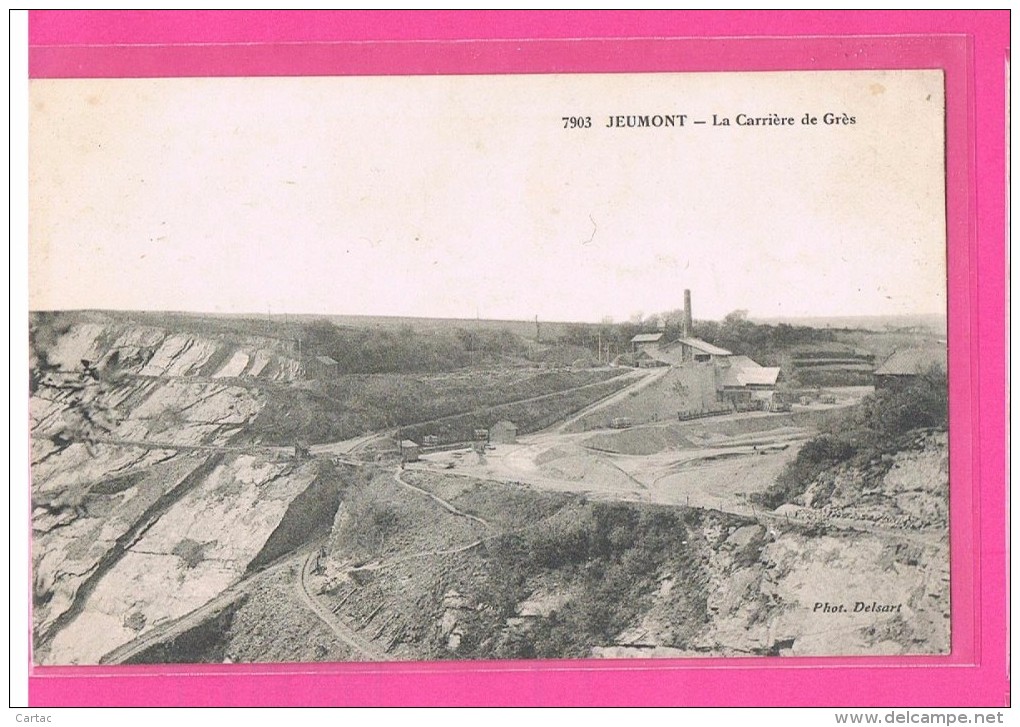 D59. JEUMONT. LA CARRIERE DE GRES. - Jeumont