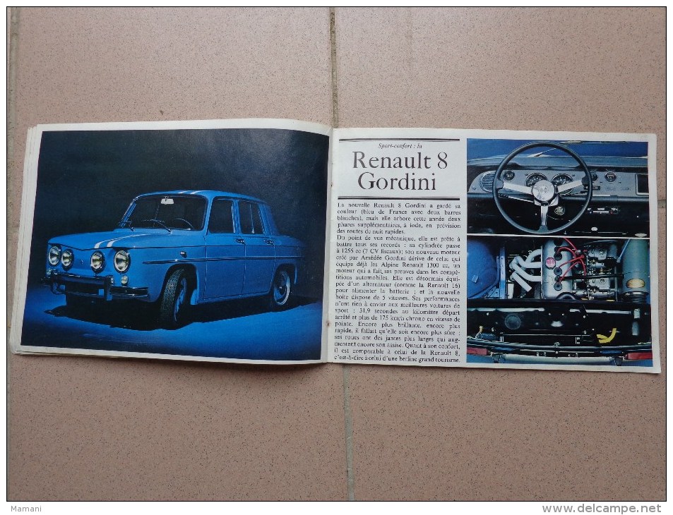 publicite catalogue  VOITURE TOYOTA COROLLA et RENAULT 4 L et autres DE 1967