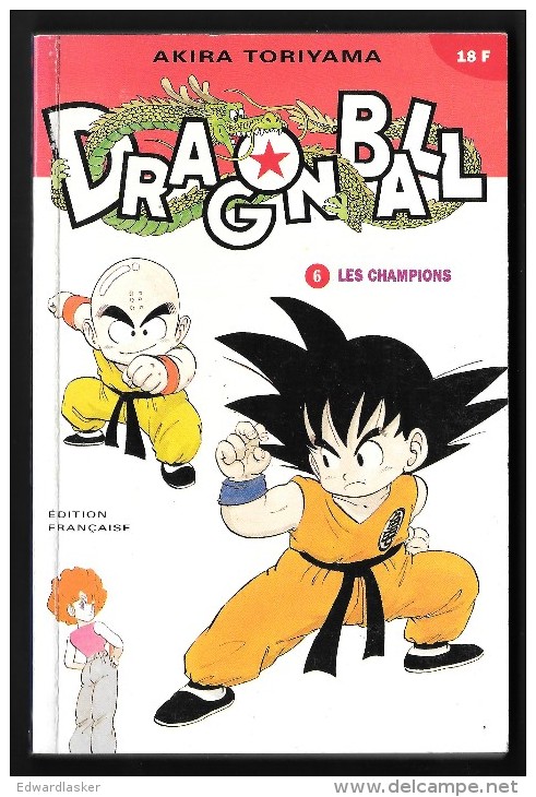 BD DRAGONBALL (kiosque) N°6 : Les Champions - Editions Glénat (2) - Mangas Version Française