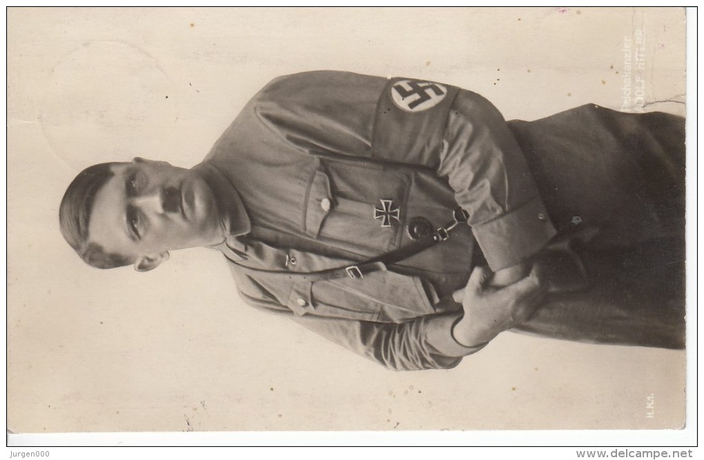 Deutschlandfahrt 1934, Op Kaart Adolf Hitler (5570) - Zeppeline