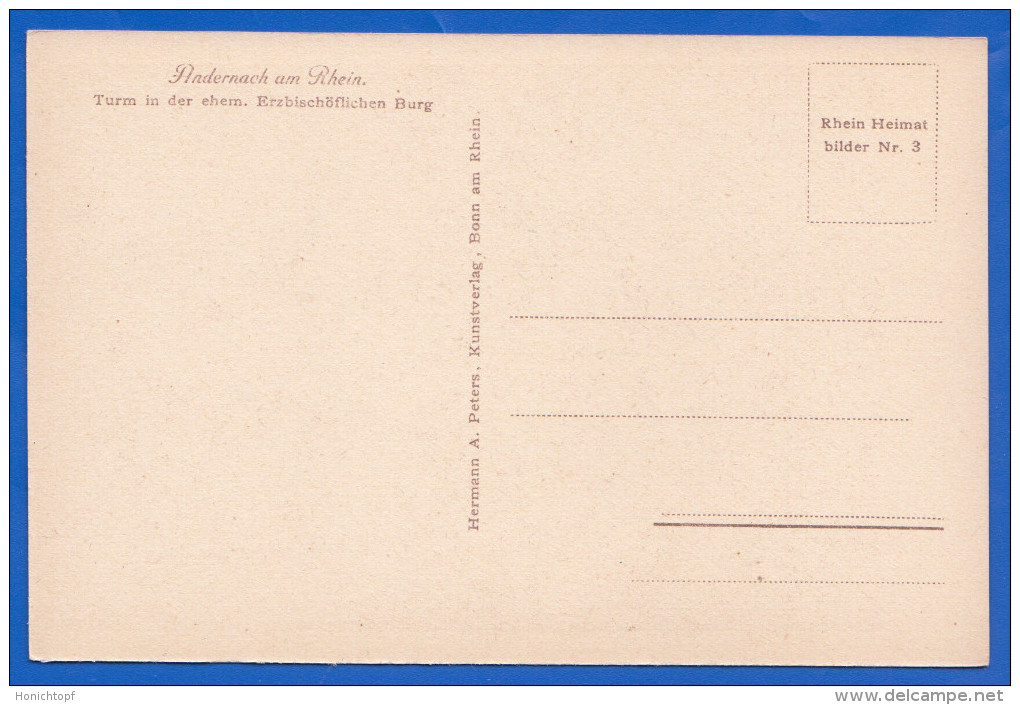 Deutschland; Andernach; Turm - Andernach