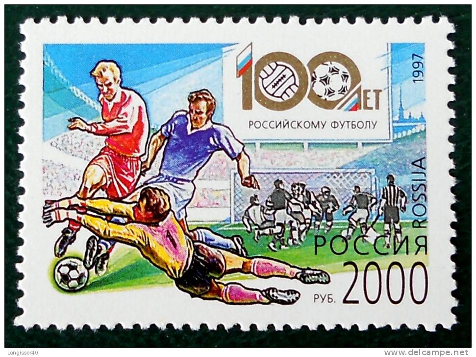 CENTENAIRE DU FOOT EN RUSSIE 1997 - NEUF ** - YT 6307 - MI 620 - Neufs