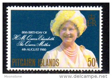 Pitcairn Island 1980 Queen Mother, MNH - Pitcairn Islands