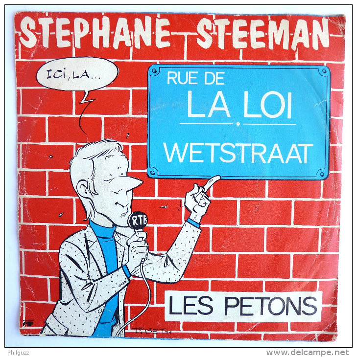 Disque Vinyle 45T Stephane STEEMAN - LES PETONS - VOGUE V.B. 191 - Pochette TIBET 1971 - Dischi & CD