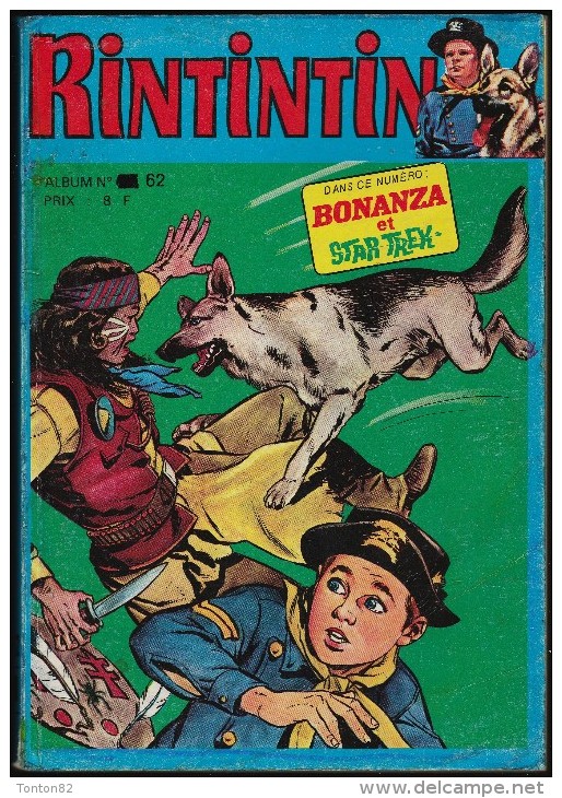 Rintintin - Album N° 62 ( 107, 108, 109 )  - Sagedition - ( 1979 ) - Rintintin