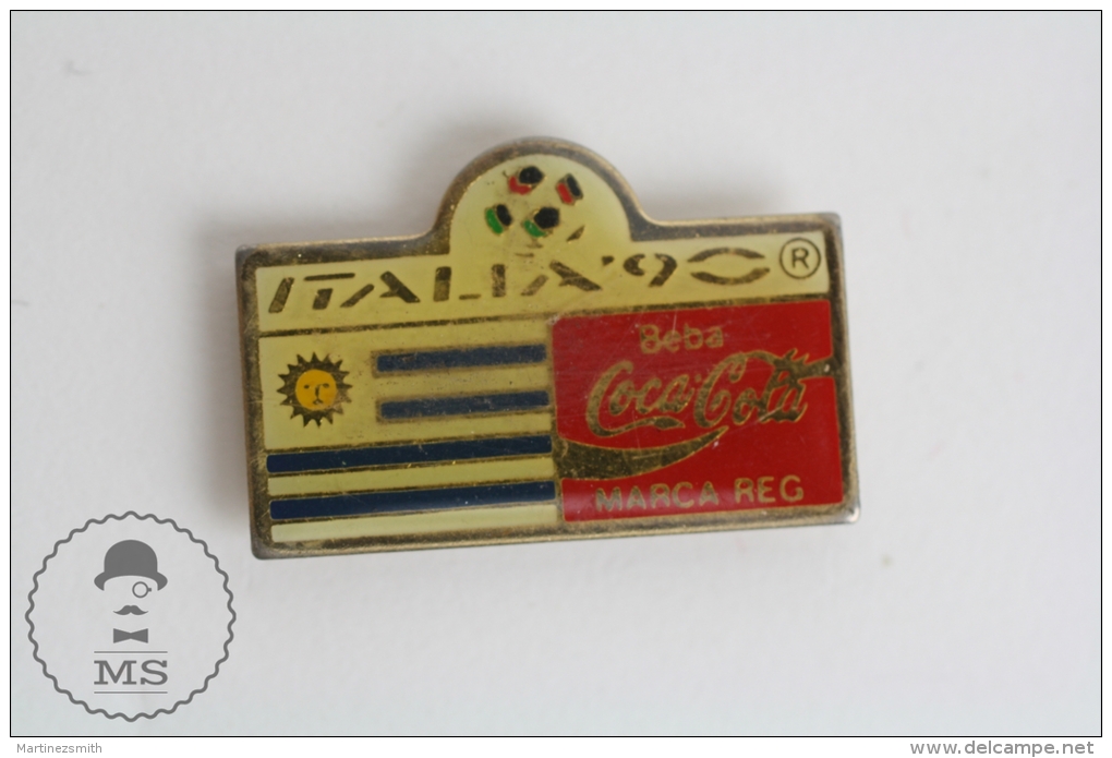 Italy 1990 FIFA World Cup Coca Cola Advertising Pin Badge #PLS - Coca-Cola