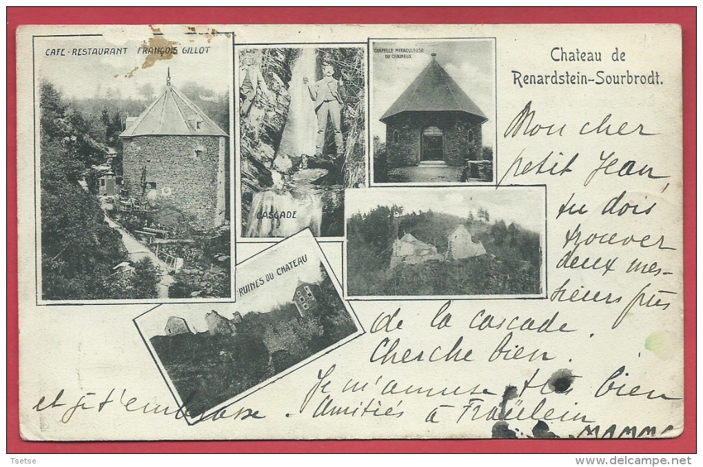 Ovifat - Château De Renarstein-Sourbrodt - 5 Vues - 1905 ( Voir Verso ) - Waimes - Weismes