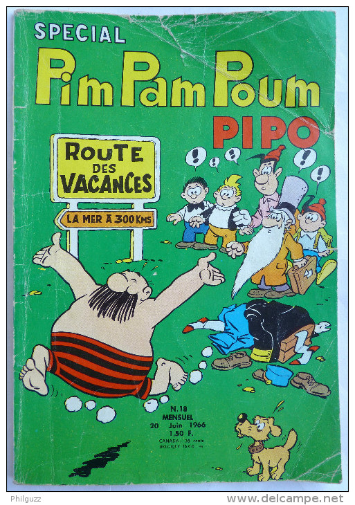 PIM PAM POUM PIPO  SPECIAL  N°18 PETIT FORMAT 1966 - Pim Pam Poum