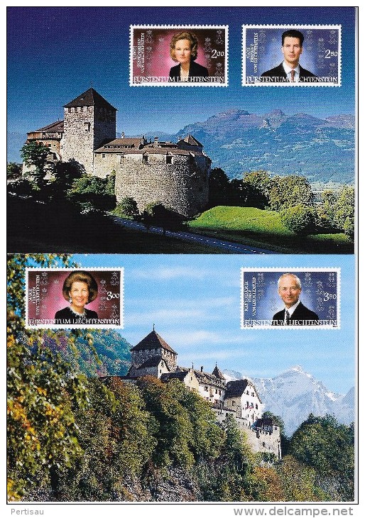 Met Opdruk Van Koningshuis - Liechtenstein