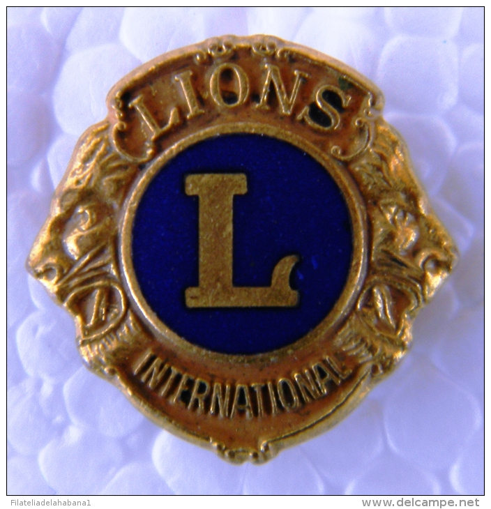 PIN-15 CUBA HISTORICAL  PIN LIONS INTERNACIONAL. LEONES. - Sin Clasificación