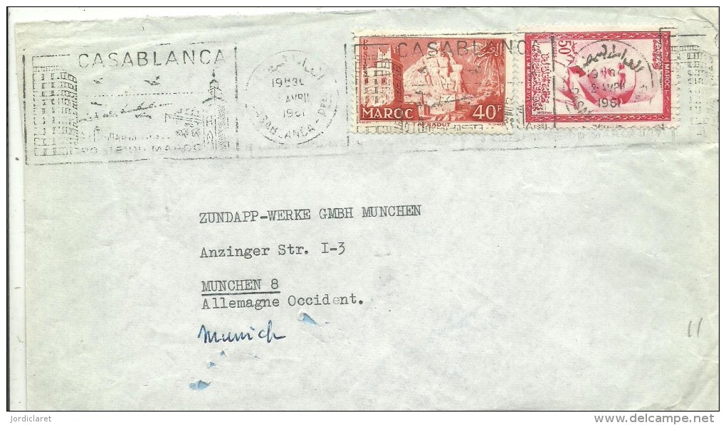 CARTA  1961 - Morocco (1956-...)