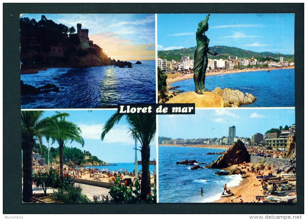 SPAIN  -  Lloret De Mar  Multi View  Used Postcard As Scans - Other & Unclassified
